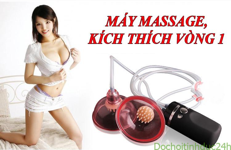 Massage ngực rung hút đầu ti