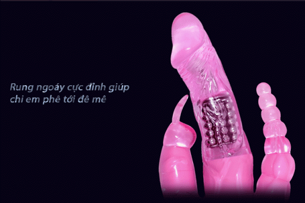 Dương vật giả kích thích hậu môn và điểm G