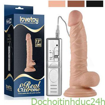 Dương vật giả hít đất lovetoy rung 3 cấp