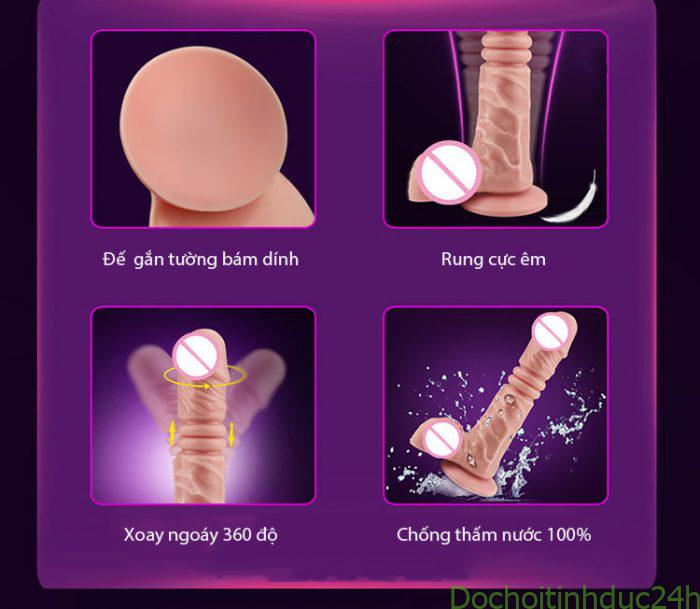 Dương vật giả dán tường rung thụt giá rẻ