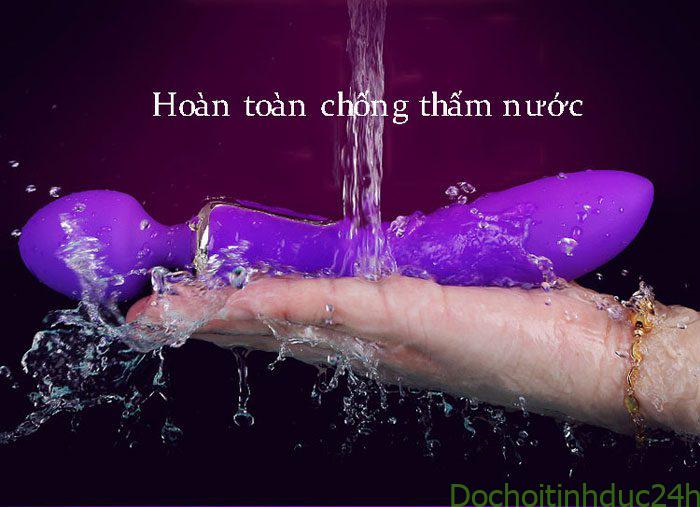 chày rung av massage 2 đầu phát nhiệt