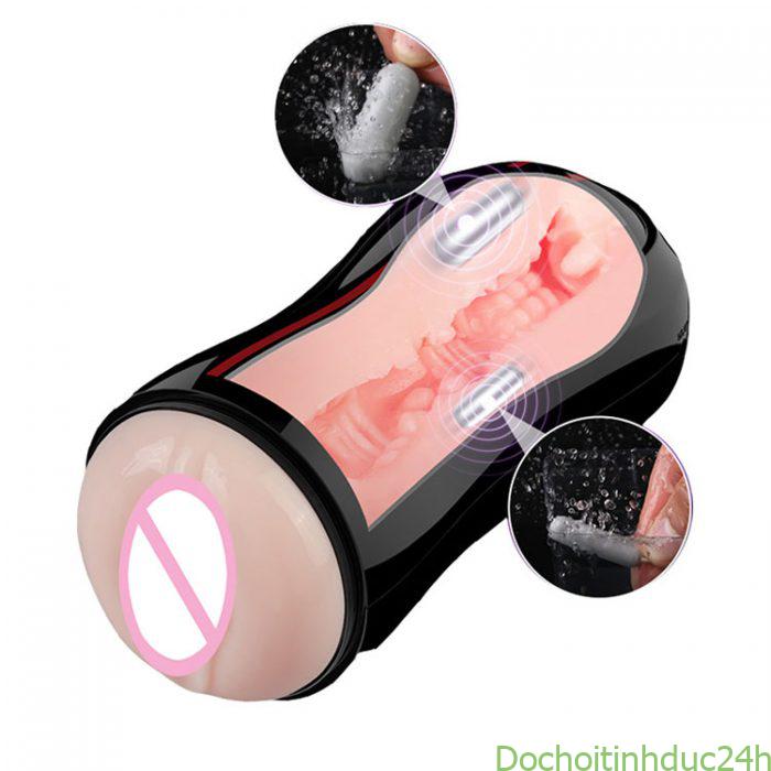 Âm đạo giả dạng cốc leten sạc pin