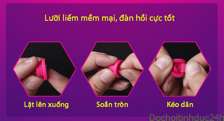 Lưỡi rung oral sex bú mút đầu ti hột le