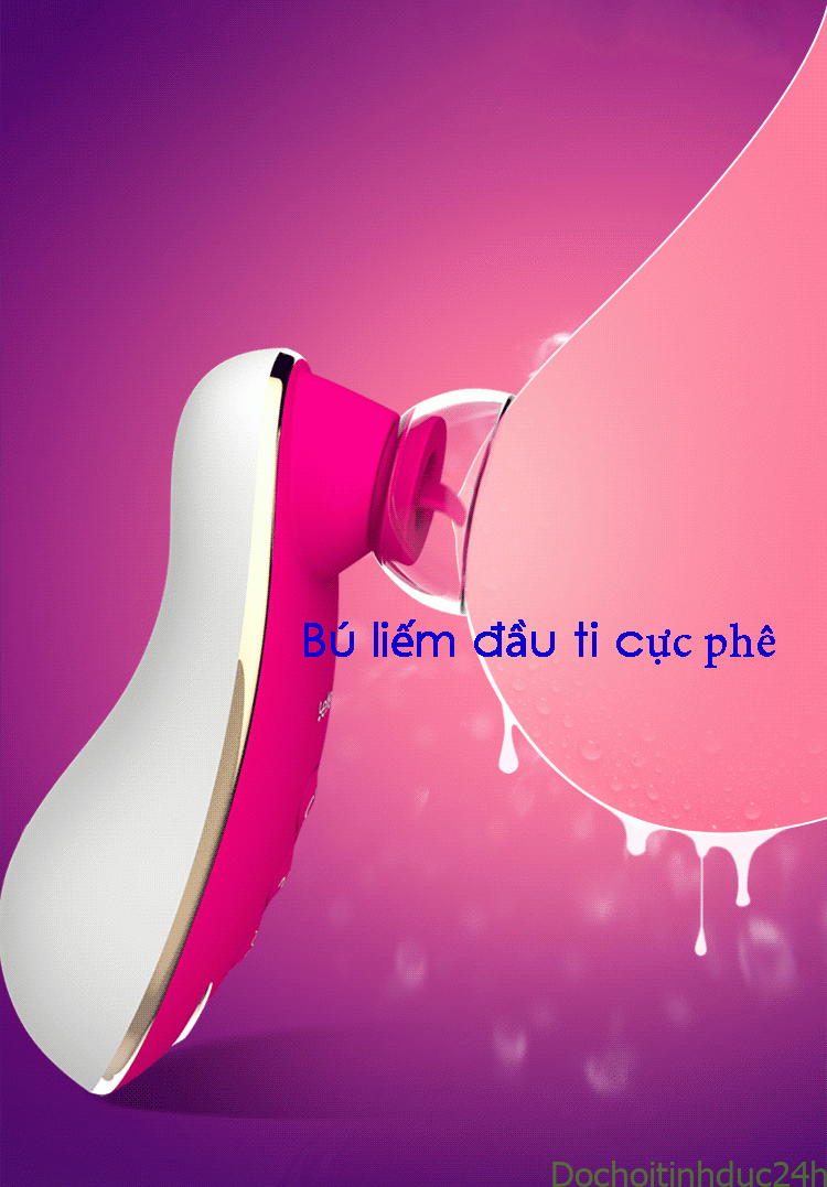 Lưỡi rung oral sex bú mút đầu ti hột le