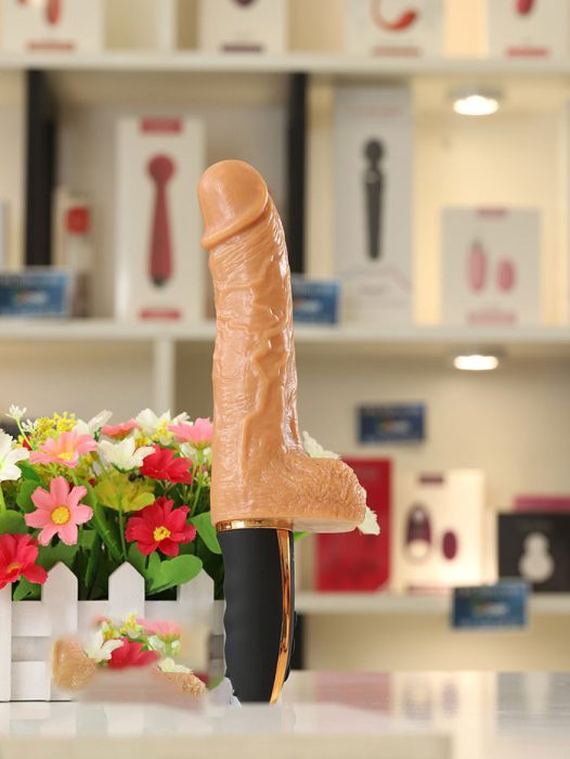 Đồ Chơi Sinh Lý Nữ Rung Thụt Màu Sậm