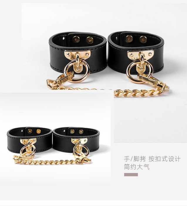 Bộ Đồ Chơi Bạo Dâm BDSM Chất Liệu Da Bò Bền Bỉ